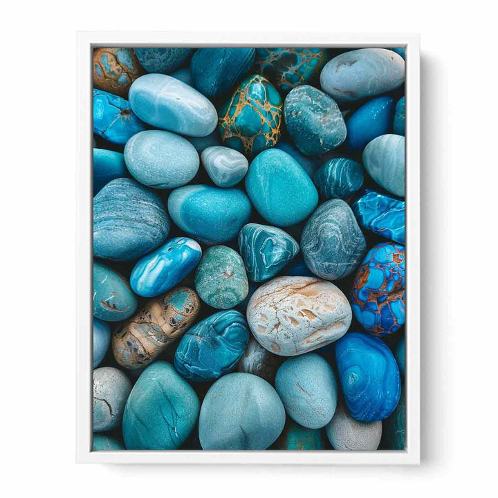 Pebbles Shell Framed Print