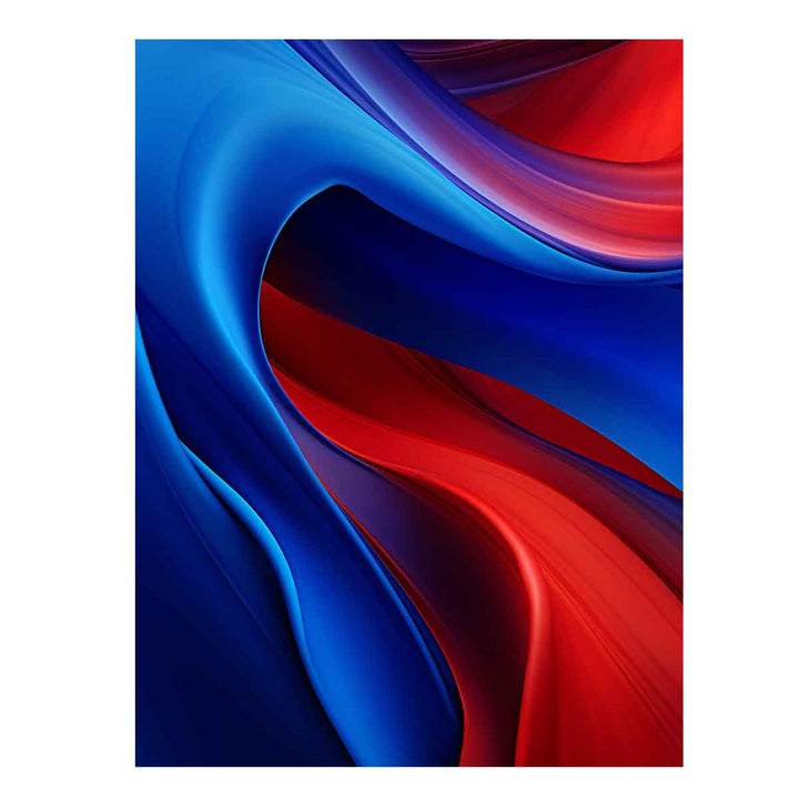 Blue And Red Art