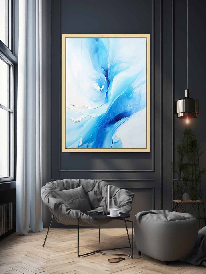 Blue Abstract Art Print