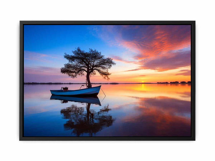 Calm  At Sunset Artwork  canvas Print