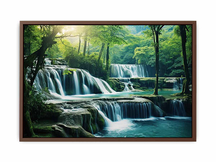 Luxury Waterfall Art  Painting