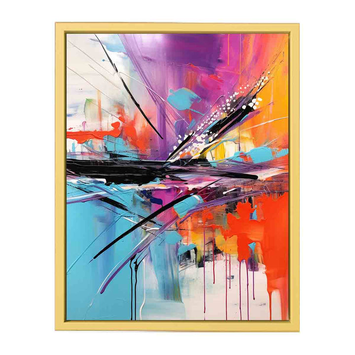 Perfect Abstract Modern Art framed Print