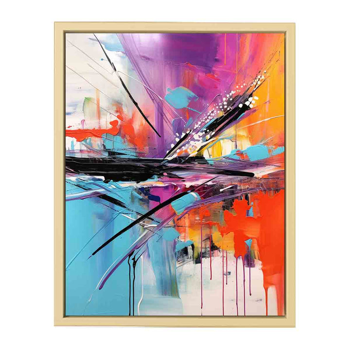 Perfect Abstract Modern Art framed Print