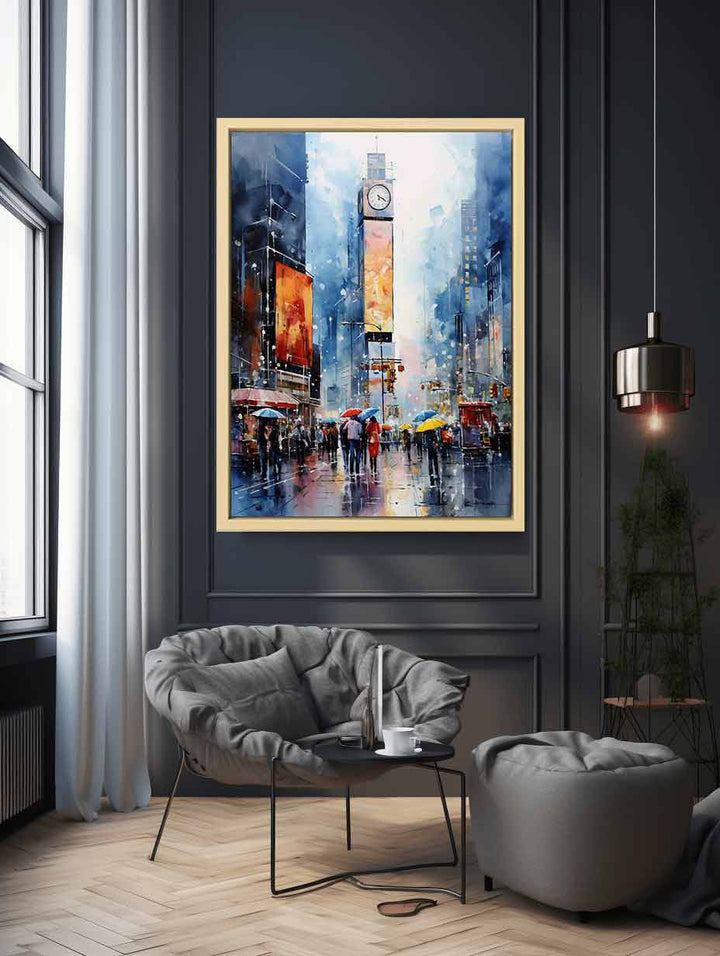 Times Square Painting Art Print