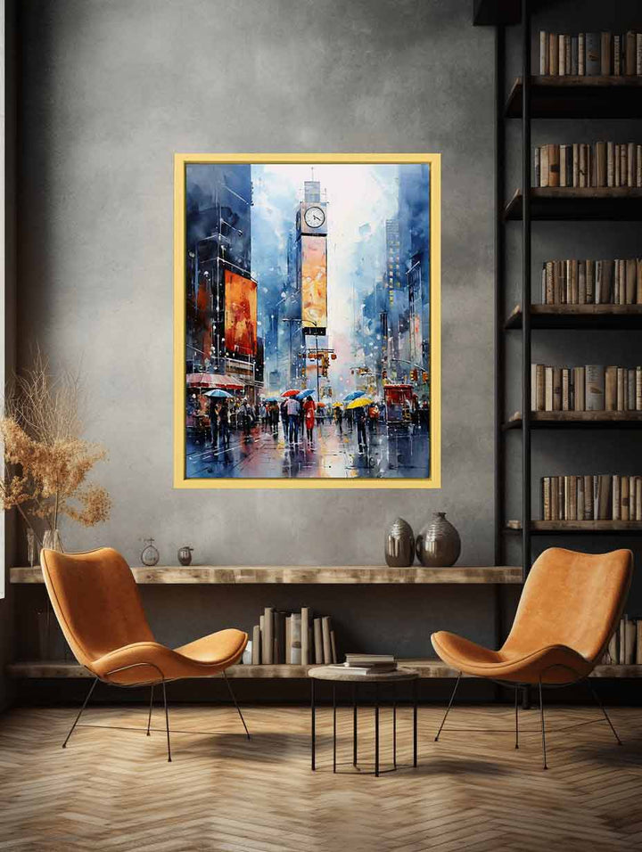 Times Square Painting Art Print