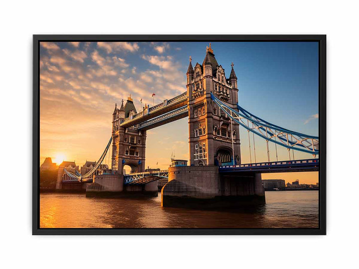 London Bridge Painting  canvas Print