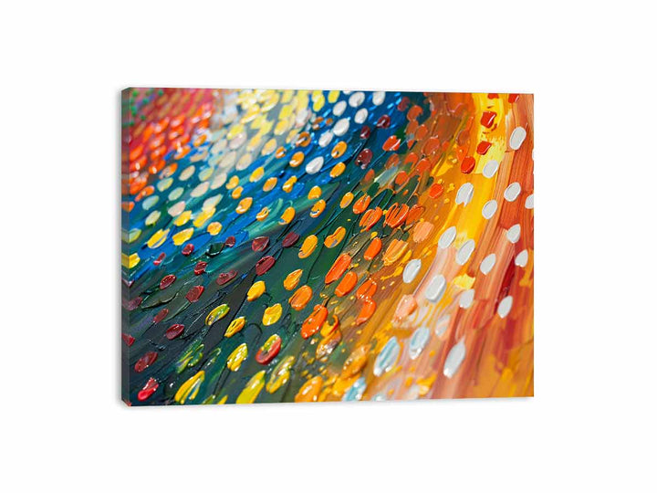 Colorful Dots Canvas Print