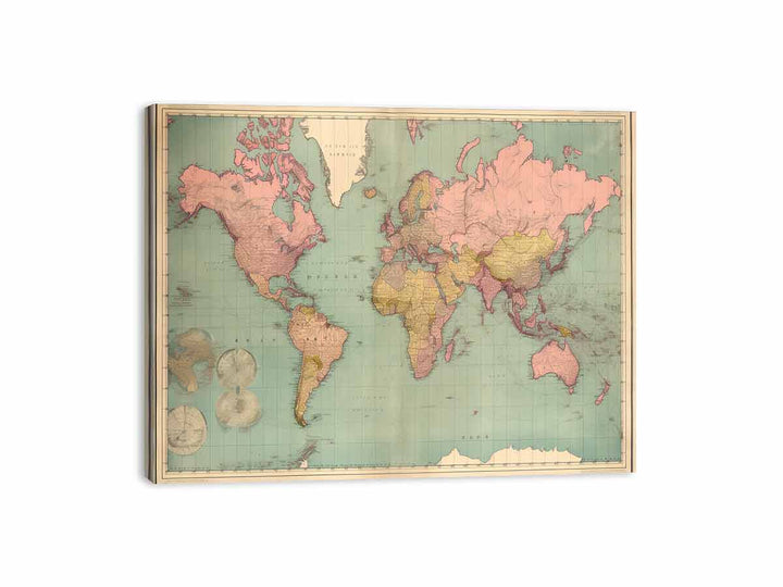 Vintage Map Canvas Print