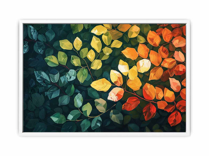 Bush Leaves Framed Print