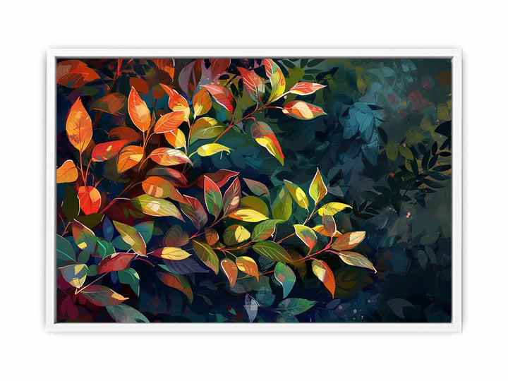 Bush Leaves Framed Print