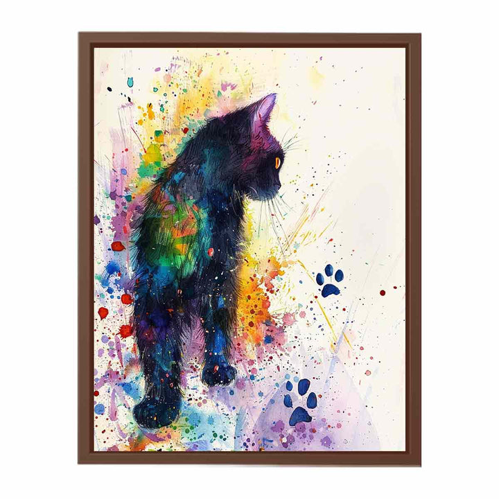 Cat Paw Prints  Poster