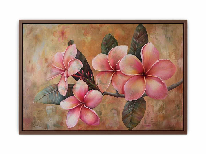 Pink Frangipani  Poster