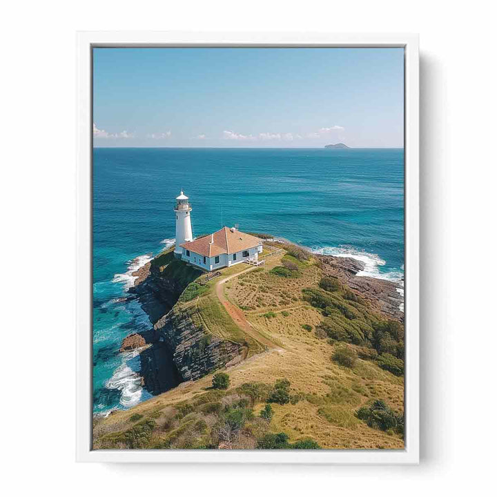 Tacking Point Lighthouse Framed Print