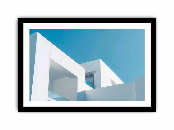 White Square  Art Print