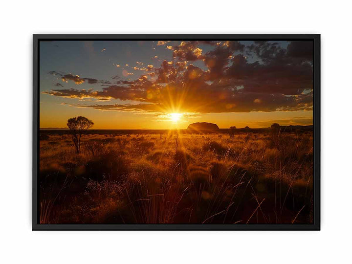 Sunset Uluru  Painting