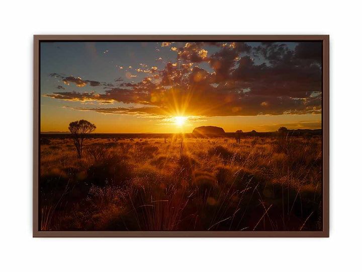 Sunset Uluru  Poster