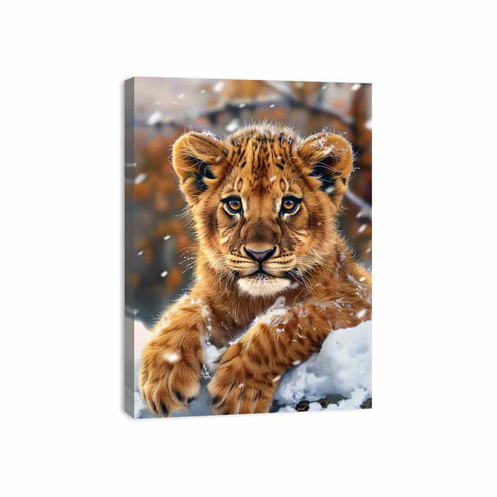 Cute  Cub Canvas Print