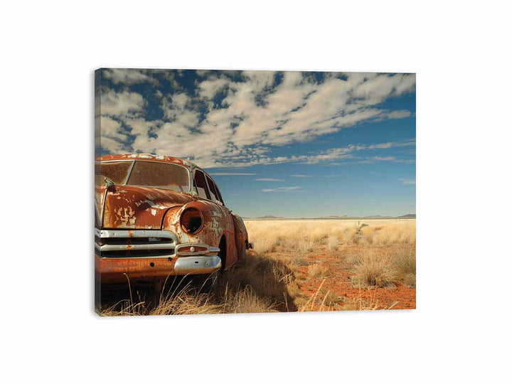 Rusty Car Canvas Print