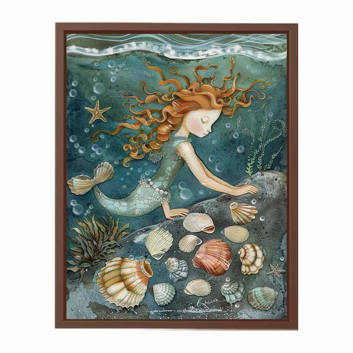 Collecting Shells  Poster