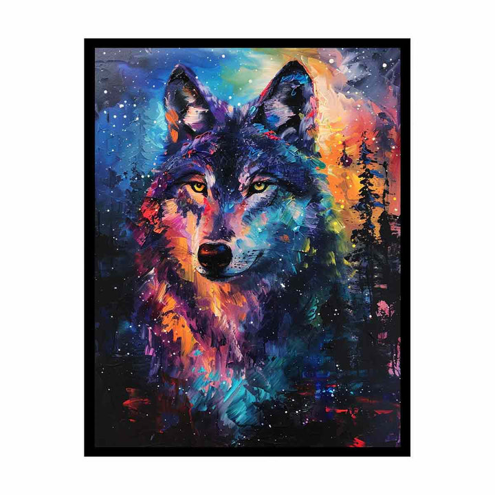 Wolf  Painting