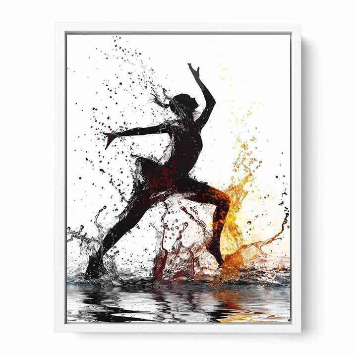 Splashdance Framed Print