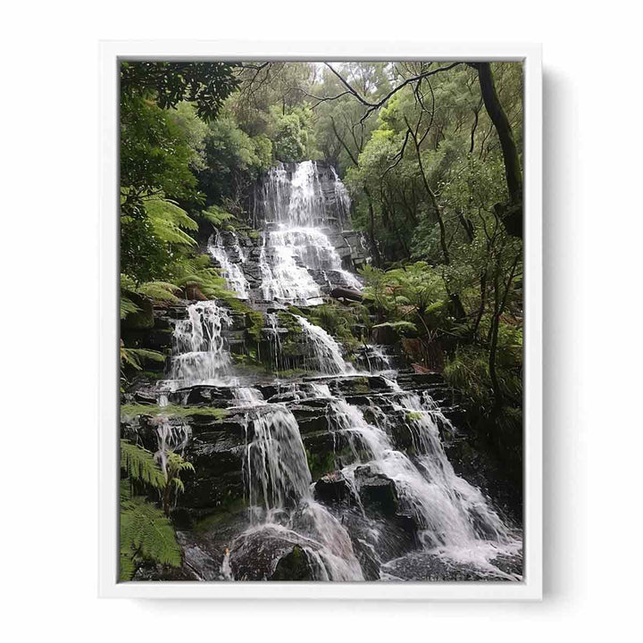 Triplet Falls Framed Print