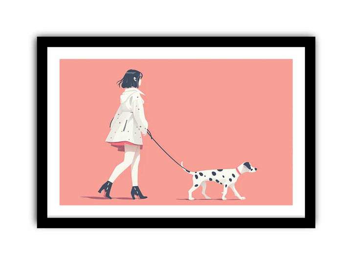 Morning walk  Art Print