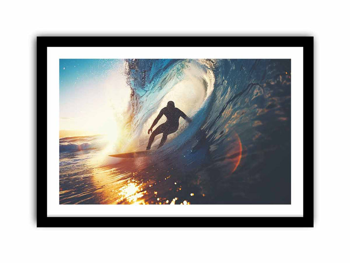 Rainbow Surf  Art Print