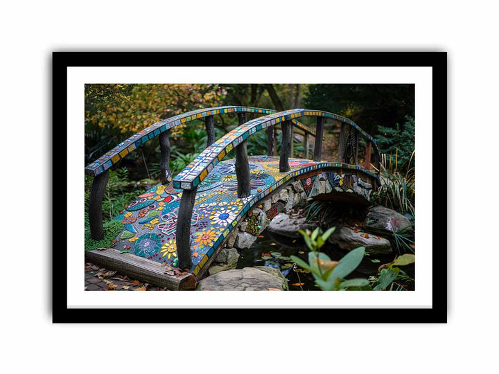 Garden Bridge  Art Print