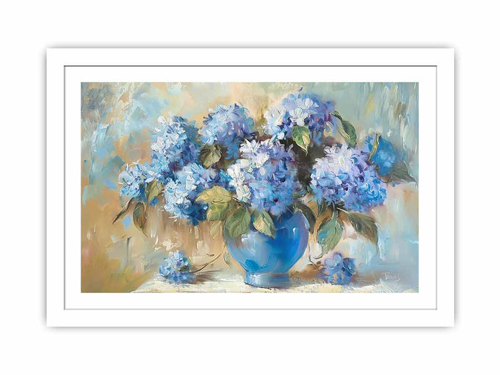 Hydrangeas Wall Art  Streched canvas