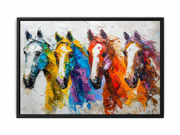 4 Horses   Painting