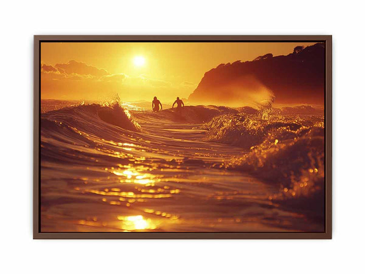 Morning Surf  Poster