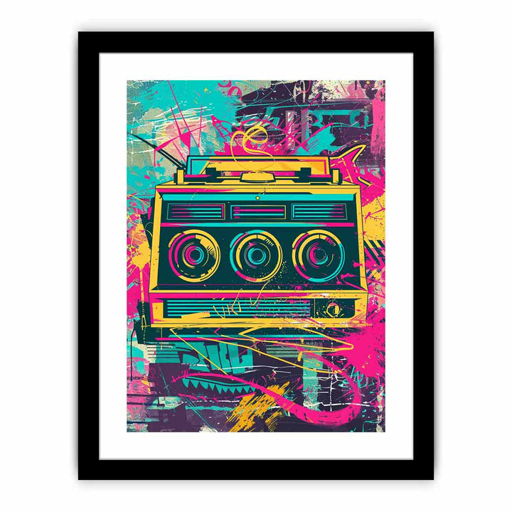 Boombox   Art Print