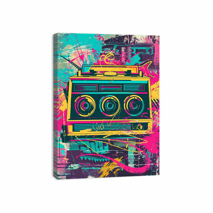 Boombox  Canvas Print