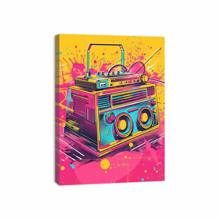 Boombox  Canvas Print