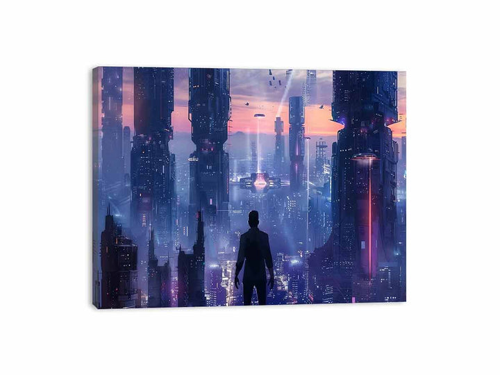 Coming  Canvas Print