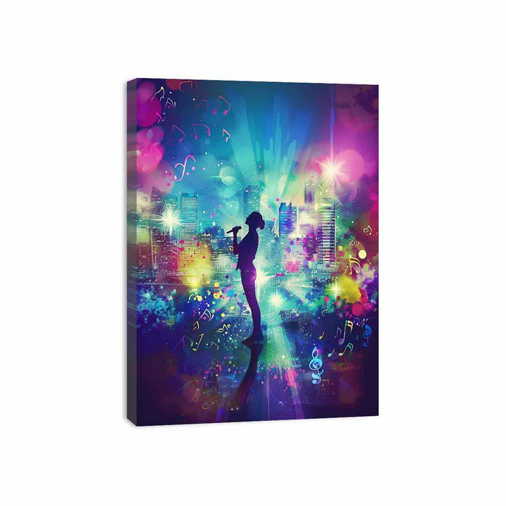 Singing Canvas Print