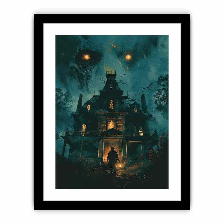 Horror Scene   Art Print