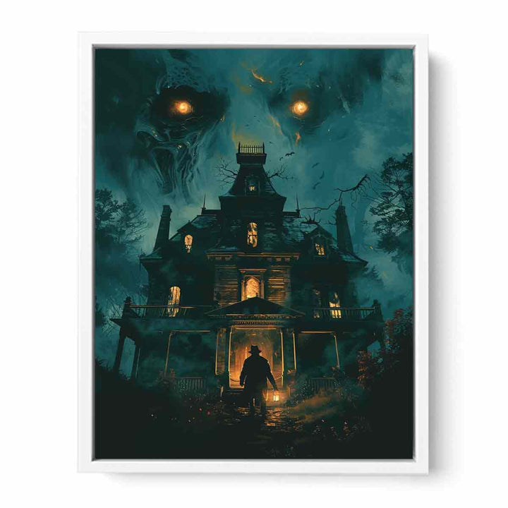 Horror Scene  Framed Print