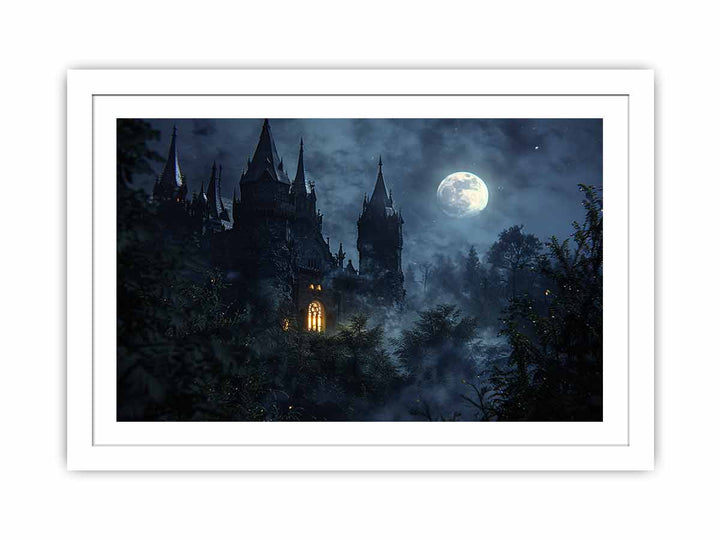 Castle Moon  Streched canvas