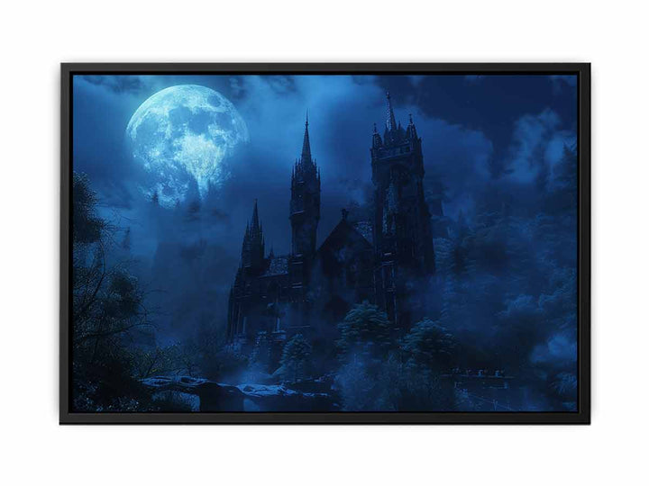 Castle Moon   Painting