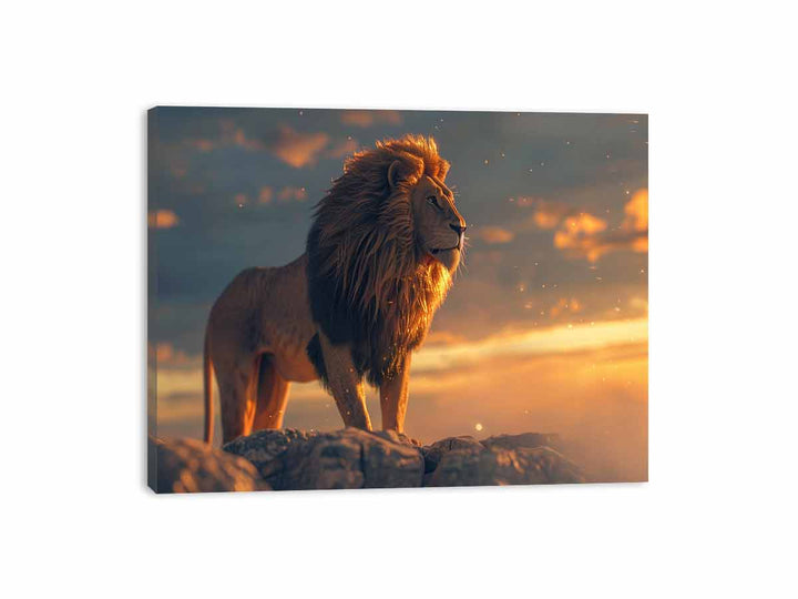 Stunning Lion Canvas Print