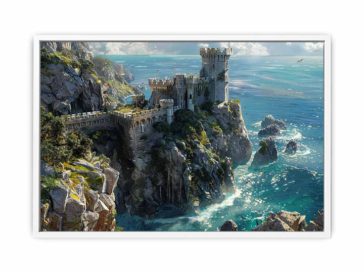 Magestic Castle Framed Print