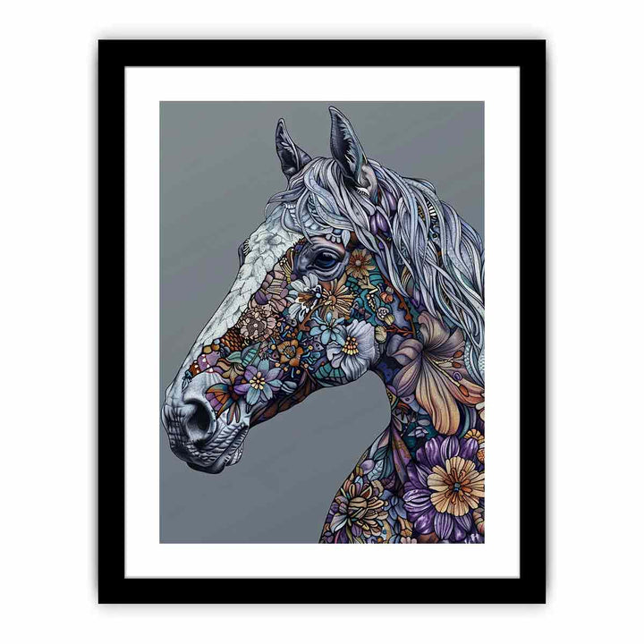 Colorfull Horse   Art Print