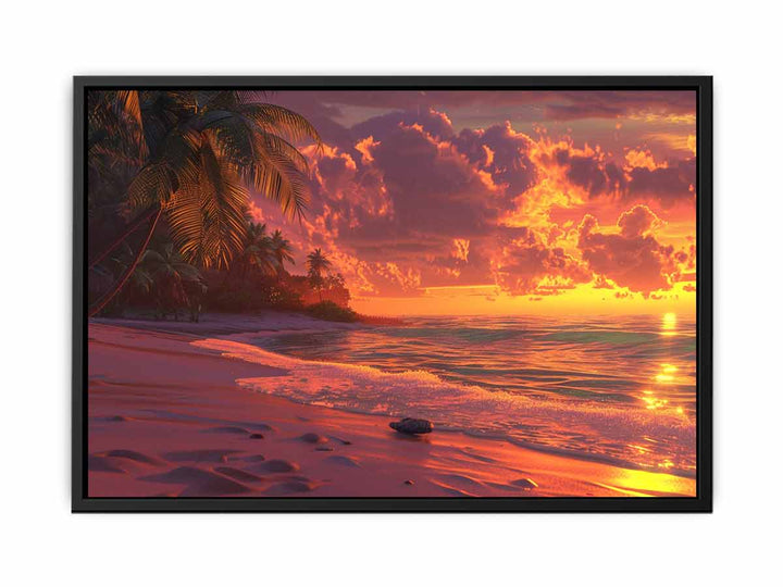 Beach Scene   Painting