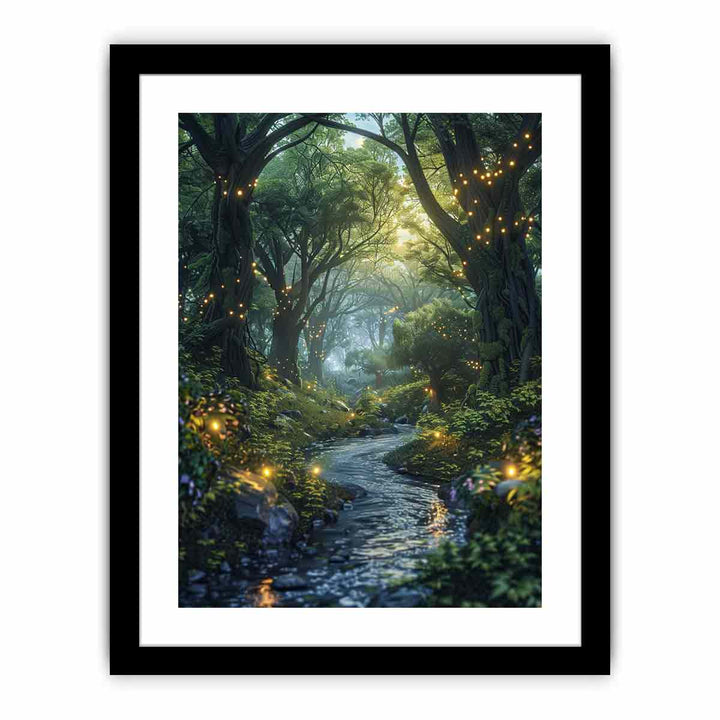 3D Forest  Art Print