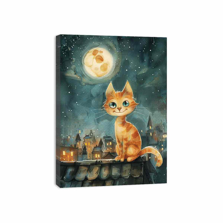 Cute Cat  Canvas Print