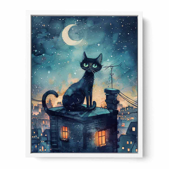 Cute Cat  Framed Print