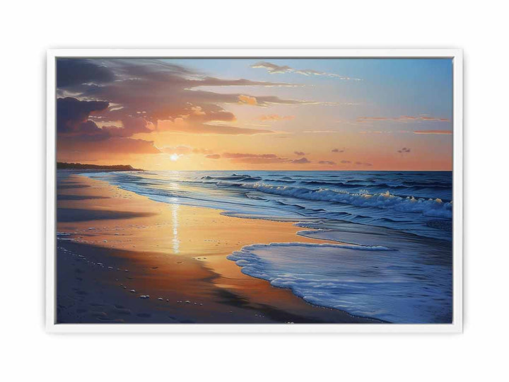 Beach Scene  Framed Print