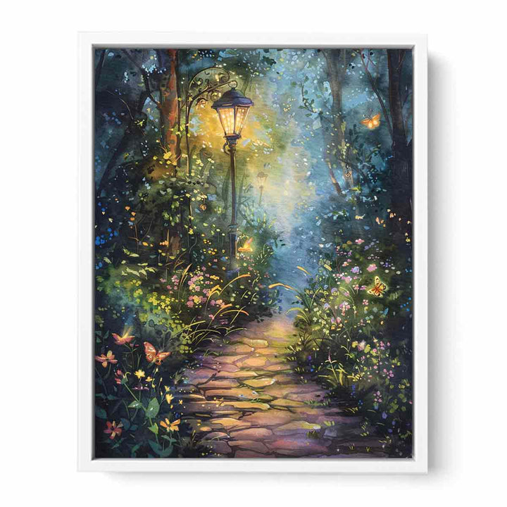 Evening Garden  Framed Print